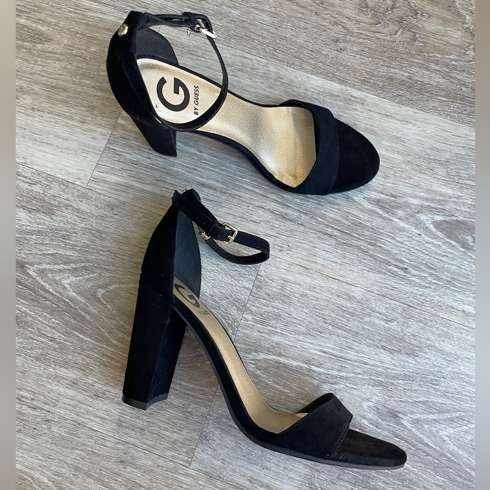 Guess Suede Block Heels